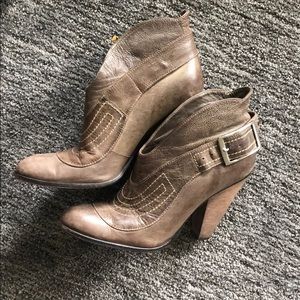 Brown ankle boots